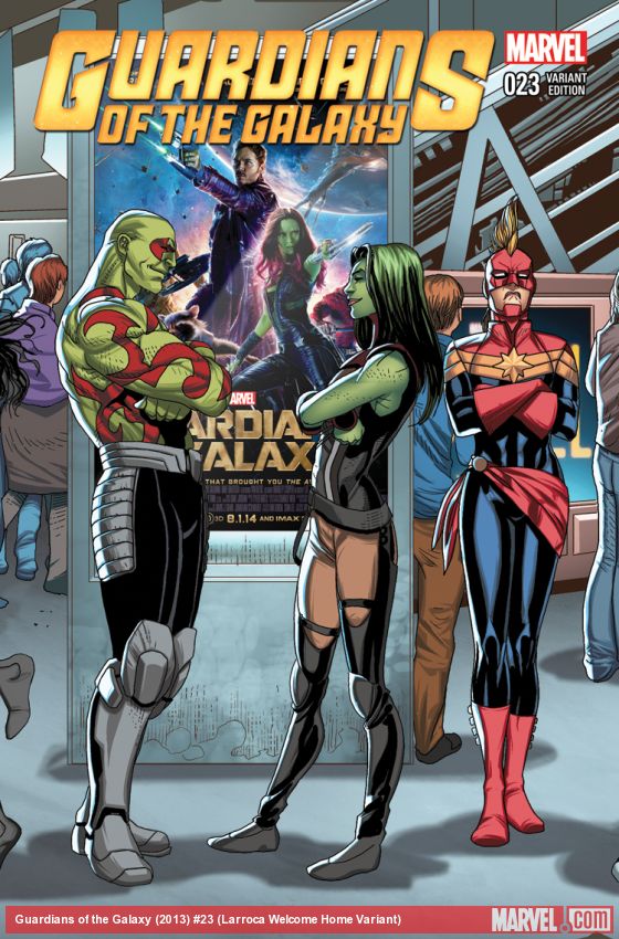 Guardians of the Galaxy (2013) #23 (Larroca Welcome Home Variant)