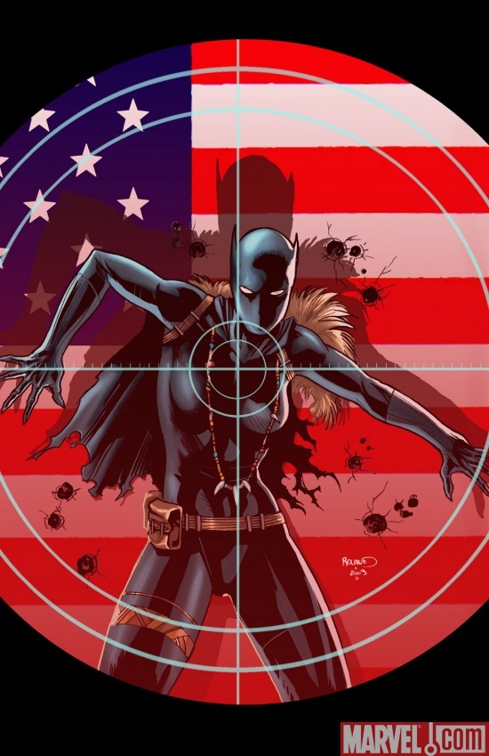BLACK PANTHER #7 cover by Paul Renaud