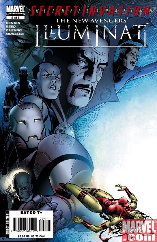 New Avengers Illuminati #5 - Black Bolt revealed as a Skrull