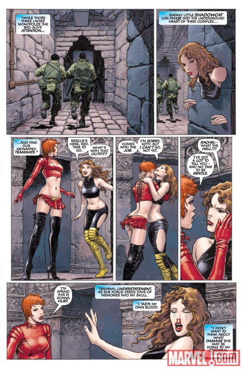 X-WOMEN #1 preview art by Milo Manara