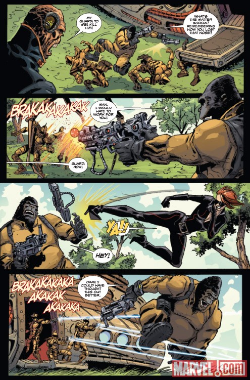 GORILLA-MAN #1 preview art by Giancarlo Caracuzzo