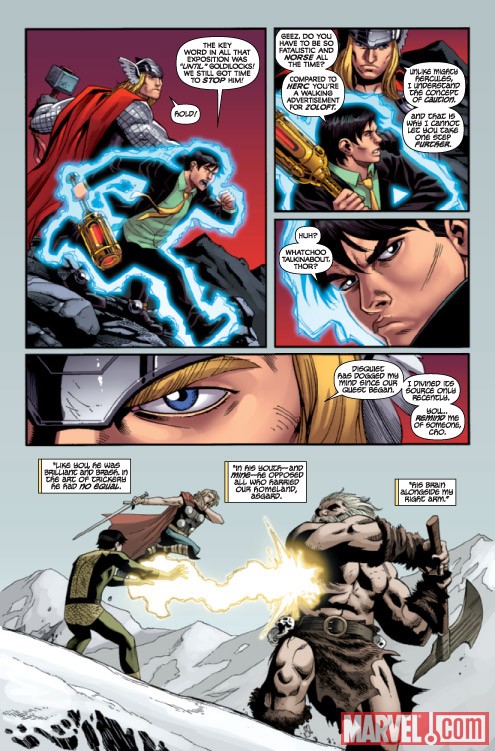 Heroic Age: Prince of Power #4 preview art by Reilly Brown and Adam Archer