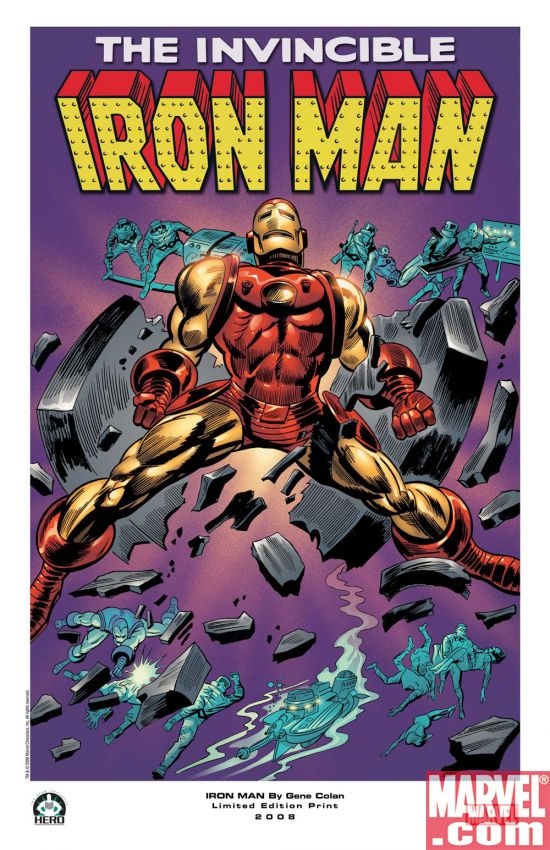 Hero Initiative's Gene Colan Iron Man Print