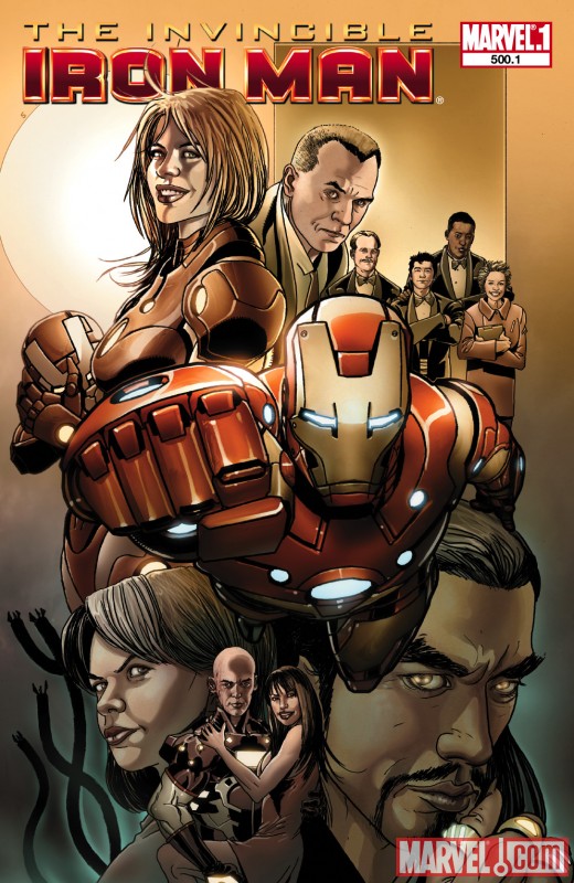 Image Featuring Iron Man, Mandarin, Pepper Potts