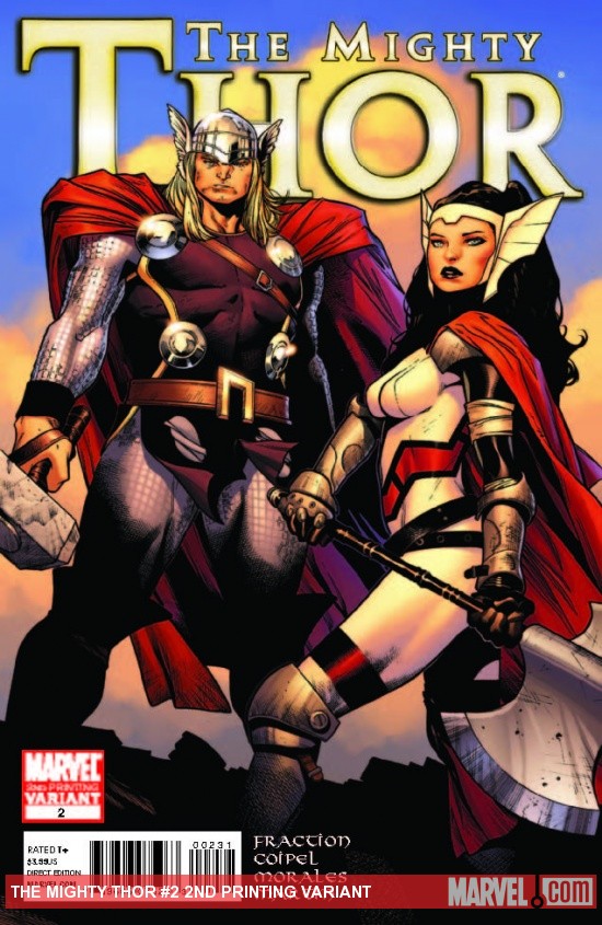 The Mighty Thor (2011) #2, 2nd Printing Variant