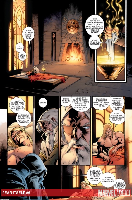 Fear Itself #6 page by Stuart Immonen