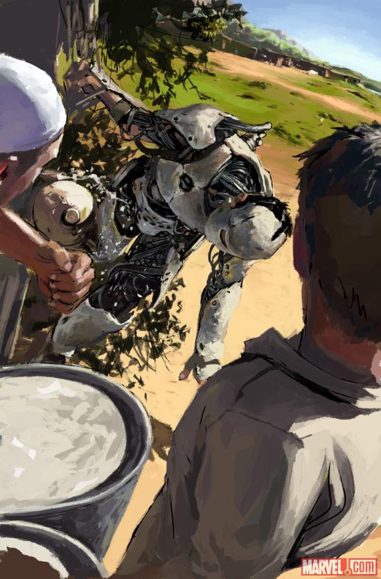 Iron Man: Season One preview art by Gerald Parel