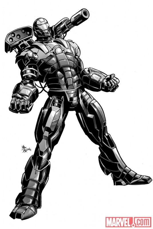 War Machine promo by Mike Deodato