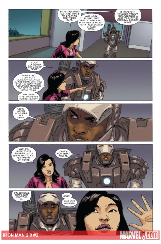 Iron Man 2.0 #2 preview art by Barry Kilson