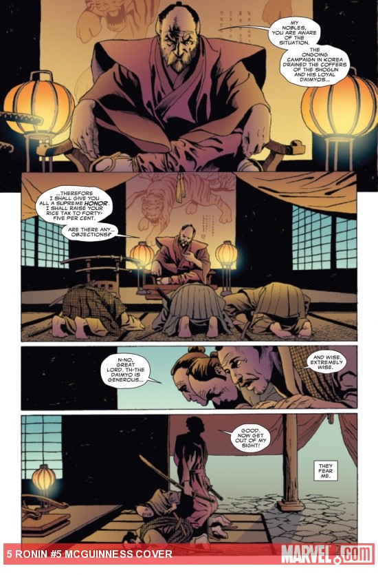 5 Ronin #5 preview art by Leandro Fernandez