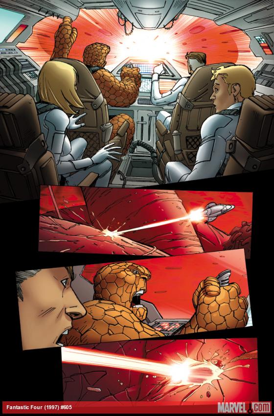 Fantastic Four #605 preview art by Ron Garney