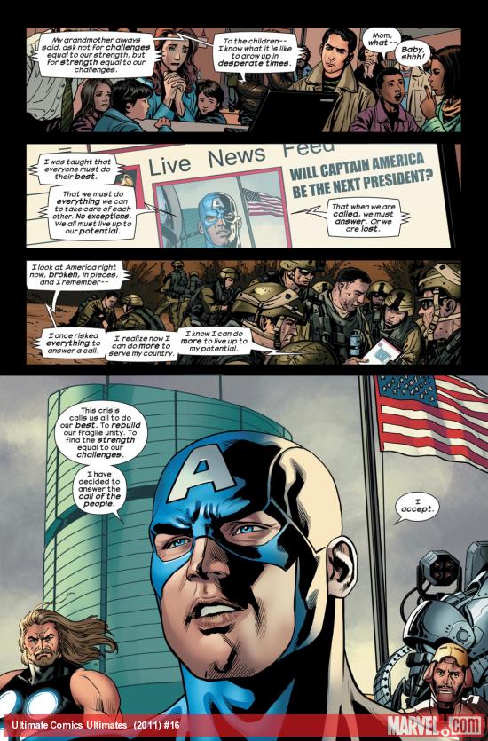 Ultimate Comics Ultimates #16 preview art by Luke Ross