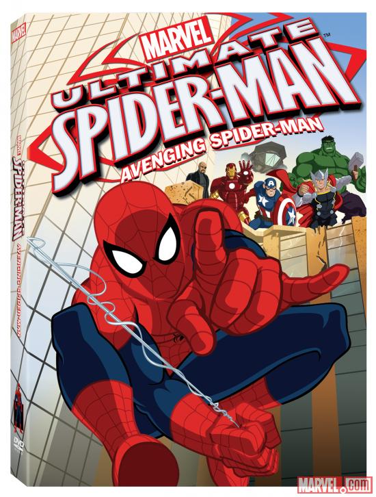 Ultimate Spider-Man: Avenging Spider-Man DVD box art
