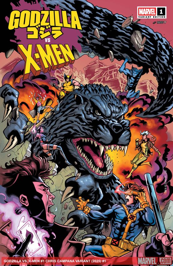 GODZILLA VS. X-MEN (2025) #1 (Variant)