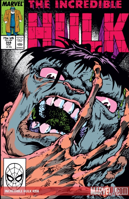 INCREDIBLE HULK #358 COVER