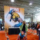 Scarlet Spider and Gwen Stacey cosplayers at Fan Expo Canada