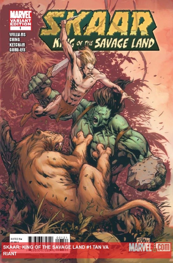 Skaar: King of the Savage Land (2011) #1 (TAN VARIANT)