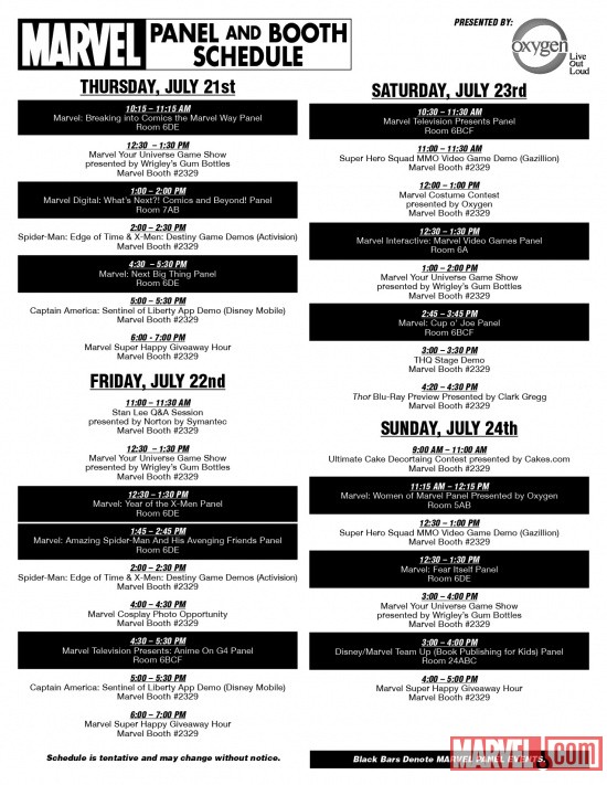 CCI 2011 Booth Events