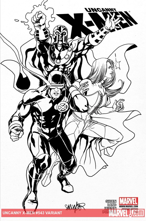Uncanny X-Men (1981) #543 (Sketch Variant)
