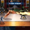 Screenshot of the Invisible Woman and the Human Torch vs. Doctor Doom in Marvel: Avengers Alliance