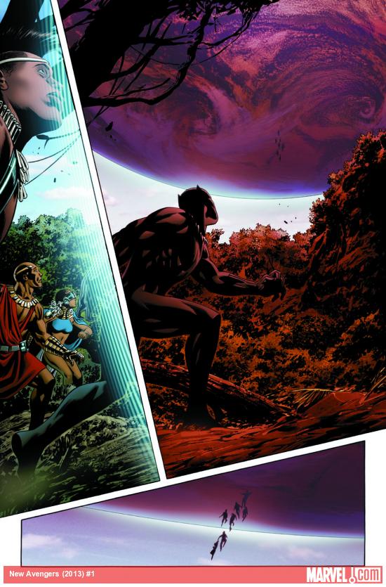 New Avengers (2013) #1 preview art by Steve Epting
