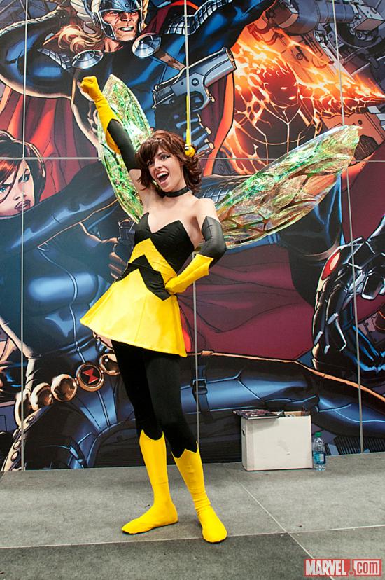 NYCC 2012: Cosplayers on the Marvel Stage for the Costume Contest