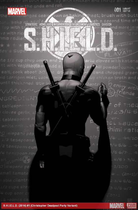 S.H.I.E.L.D. (2014) #1 (Christopher Deadpool Party Sketch Variant)