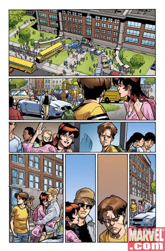 ULTIMATE SPIDER-MAN #118 interior art