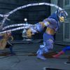 Doc Ock holds down an enemy for Spidey to pummel.