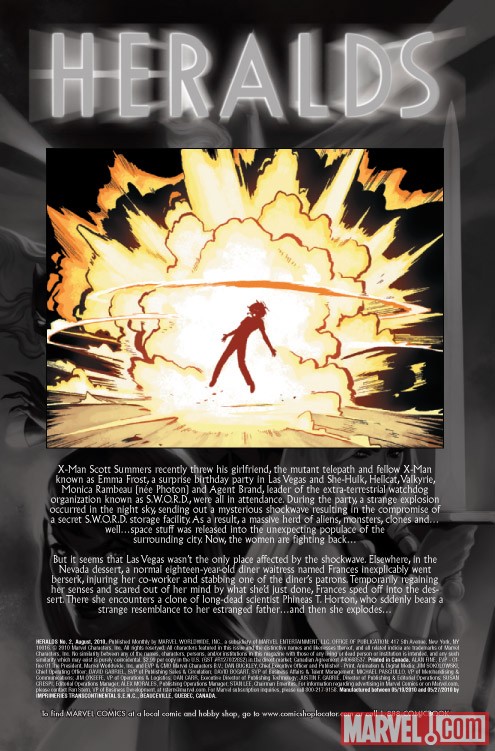 HERALDS #2 recap page