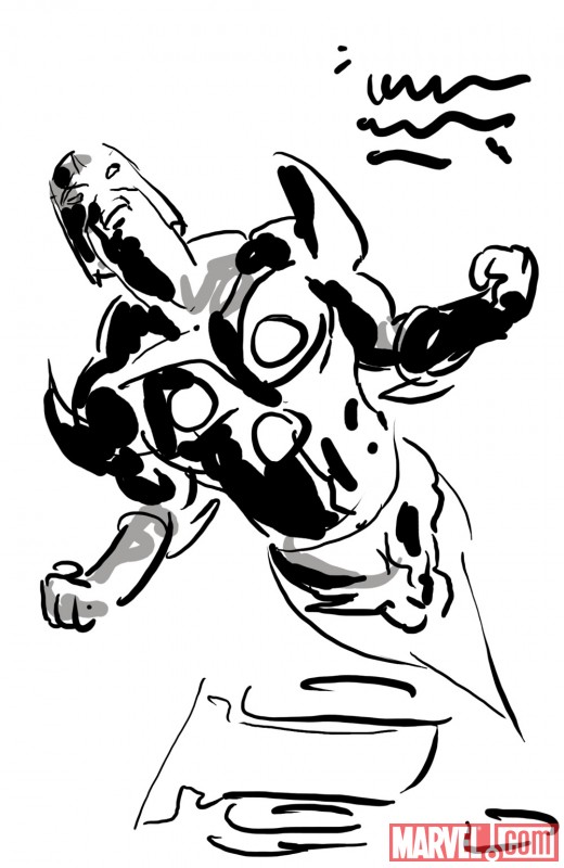 Nova promo sketch by Mike Deodato
