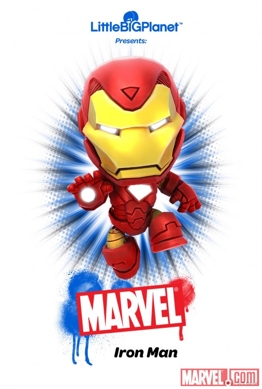 Little Big Planet Iron Man poster