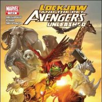 Image Featuring Lockheed, Lockjaw, Pet Avengers