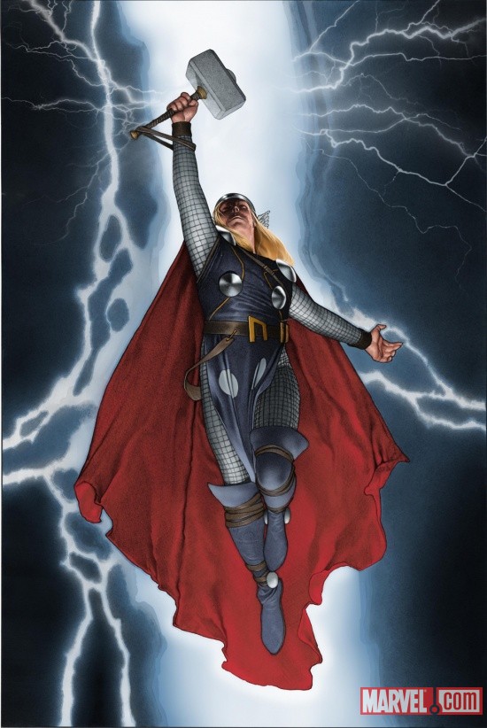 The Mighty Thor #1 cover by Travis Charest