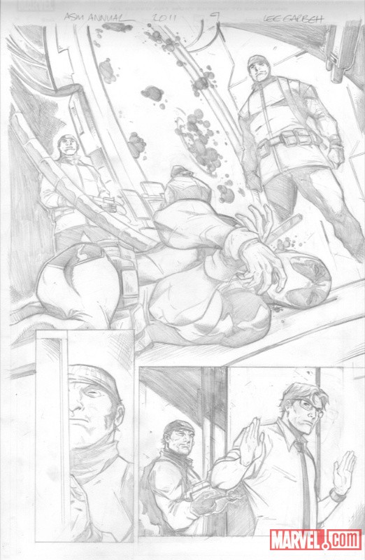 Sketch by Lee Garbett