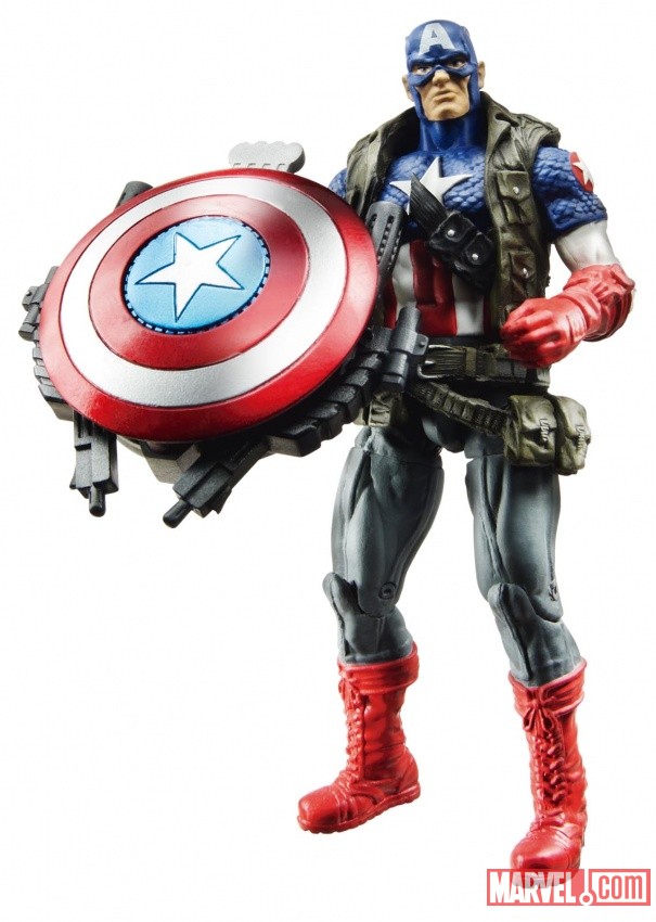 Avengers Power-Up Mission Figure Ultimate Captain America wave 1
