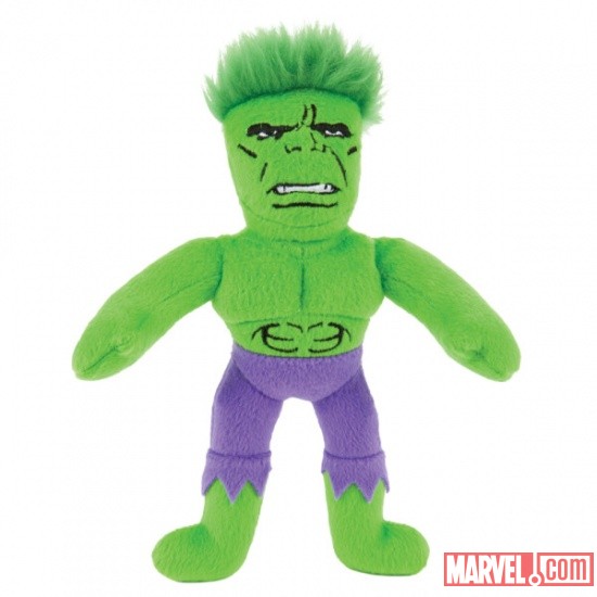 Hulk Plush Dog Toy with Squeaker by Fetch available at PetSmart