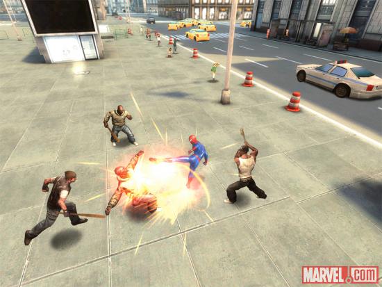 Screenshot of Spidey from The Amazing Spider-Man Game for Android and IOS