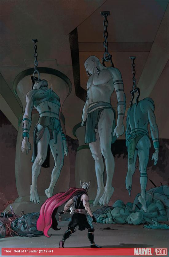 Thor: God of Thunder #1 preview art by Esad Ribic