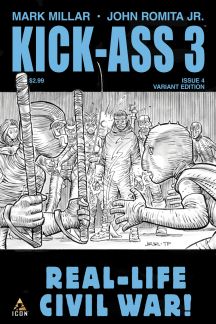 Kick Ass Jrjr Sketch Variant Comic Issues Marvel