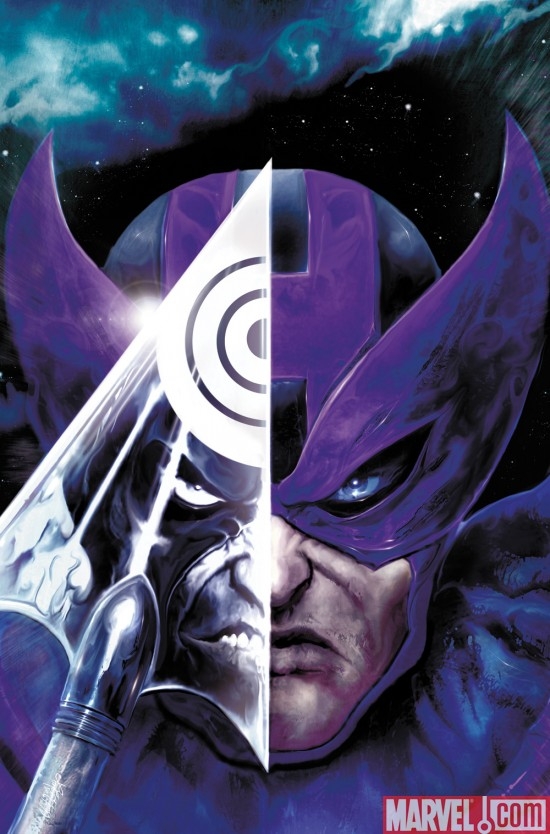 DARK REIGN: HAWKEYE #3 cover by Clint Langley