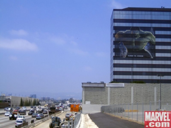 The Hulk looms over L.A. highways