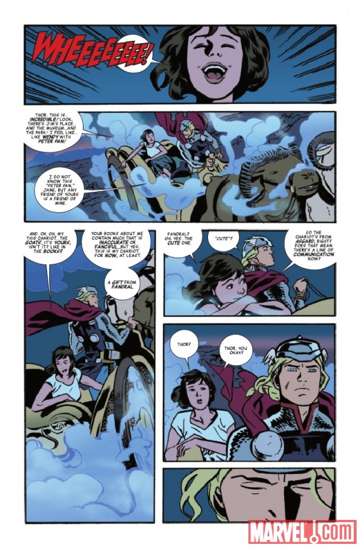 THOR: THE MIGHTY AVENGER #5 preview page by Chris Samnee
