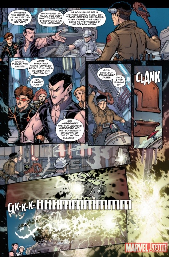 Uncanny X-Men Annual #3 preview art by Nick Bradshaw