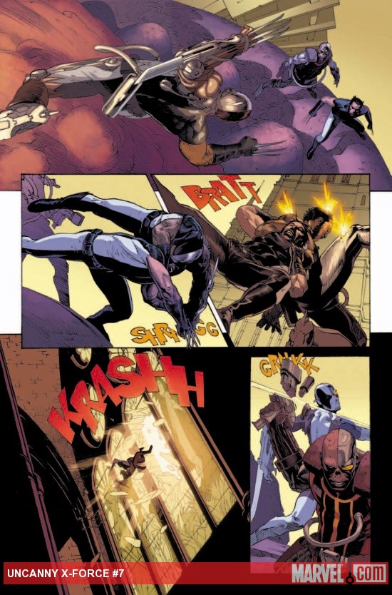 Uncanny X-Force #7 preview art by Esad Ribic
