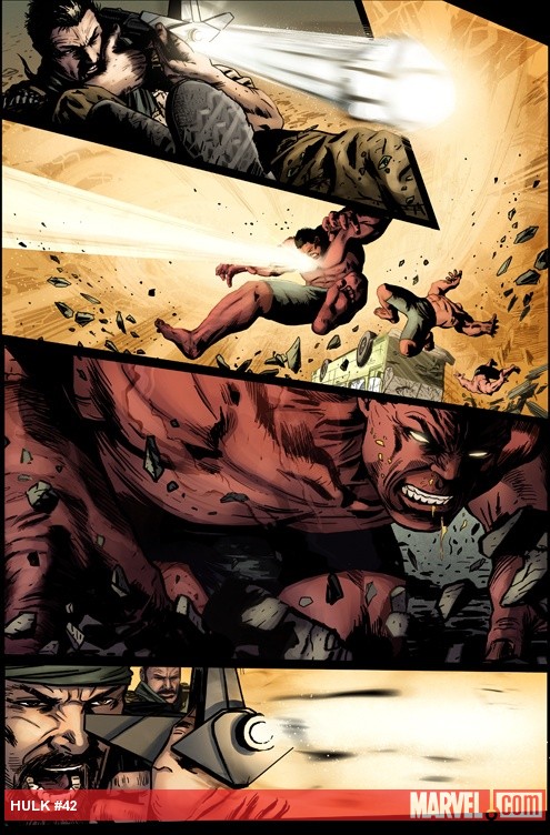 Hulk (2008) #42 preview art by Patrick Zircher