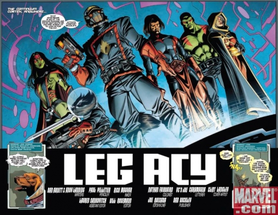 GUARDIANS OF THE GALAXY #2, pages 2-3