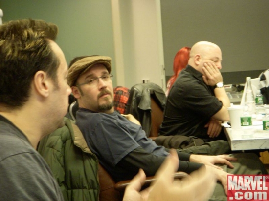 Joe Quesada, Ed Brubaker and Brian Michael Bendis