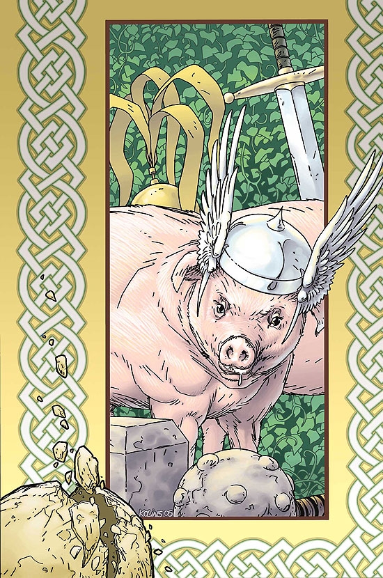 THOR: BLOOD OATH (2007) #4 COVER