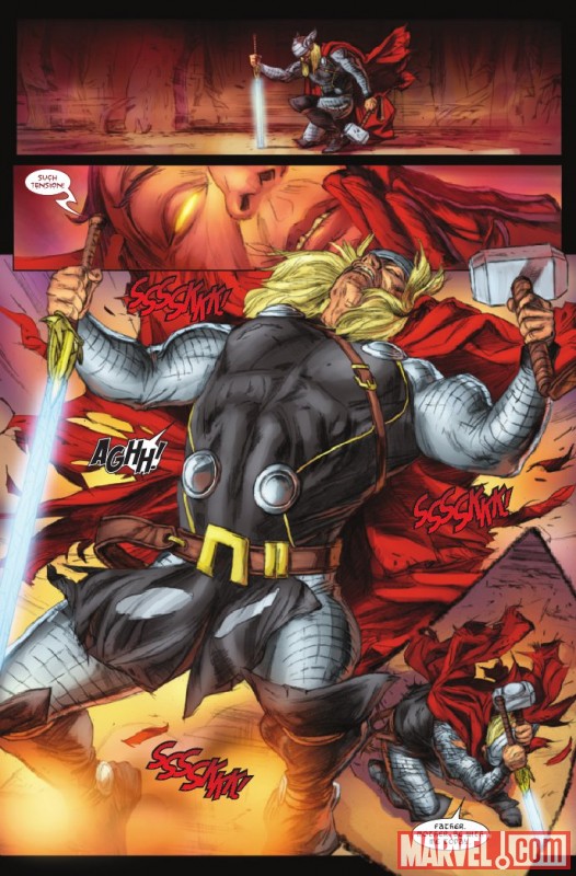 THOR #614 preview page by Dougie Braithwaite